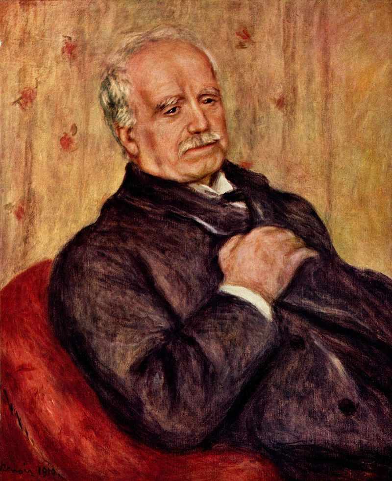 Paul Durand-Ruel - portret namalowany przez Renoira
