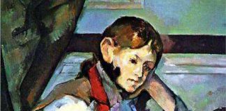 Chłopiec w czerwonej kamizelce Obraz Cezanne'a - Chłopiec w czerwonej kamizelce