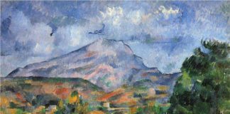 Mont Sainte Victoire Góra ś. Wiktorii - obraz Paula Cezanne'a