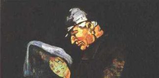 Ojciec artysty Portret ojca Cezanne'a - fragment