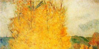 By the stream – autumn