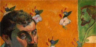 Self portrait dedicated to Vincent van Gogh-les misrables