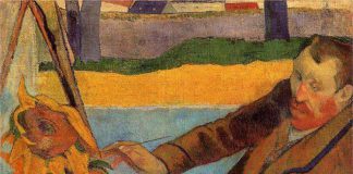 Van Gogh malujący słoneczniki
