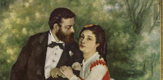 Portret Sisleya z żoną Portret Sisleya z żoną - Eduard Manet