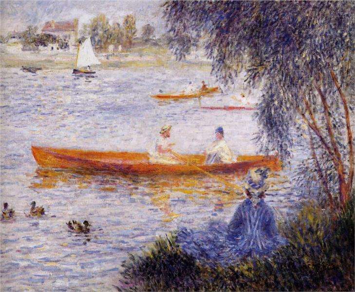 Obraz Renoir 'Żeglarstwo w Argentuil'